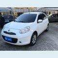 NISSAN MARCH S 1.0 12V FLEX 5P - BRANCO - 2014 Foto 1 (Miniatura)