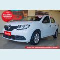 RENAULT LOGAN AUTHENTIQUE 1.0 12V SCE FLEX - BRANCO - 2020 Foto 1 (Miniatura)