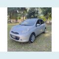 NISSAN MARCH FLEX MANUAL 4P - PRATA - 2014 Foto 1 (Miniatura)