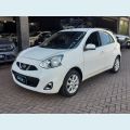 NISSAN MARCH FLEX MANUAL 4P - BRANCO - 2017 Foto 1 (Miniatura)
