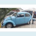 VOLKSWAGEN FUSCA 1.3 8V 2P MANUAL - AZUL - 1973 Foto 2 (Miniatura)