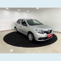 RENAULT LOGAN AUTHENTIQUE 1.0 16V FLEX MANUAL 4P - PRATA - 2014 Foto 2 (Miniatura)
