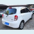 NISSAN MARCH S 1.0 12V FLEX 5P - BRANCO - 2014 Foto 3 (Miniatura)