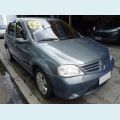 RENAULT LOGAN 1.6 EXPRESSION 8V HI-FLEX 4P - CINZA - 2009 Foto 2 (Miniatura)