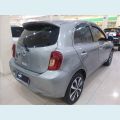 NISSAN MARCH 1.6 SL 16V FLEX 4P - CINZA - 2017 Foto 4 (Miniatura)