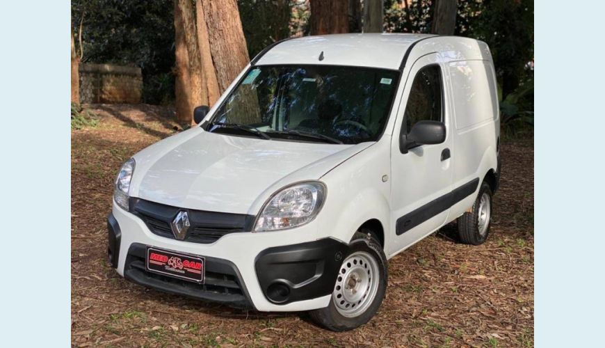 RENAULT KANGOO 1.6 EXPRESS 16V FLEX 3P MANUAL - BRANCO - 2018 Foto 1 (Grande)