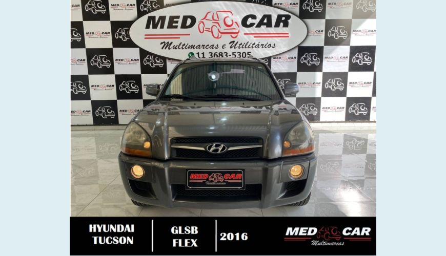 HYUNDAI TUCSON 2.0 MPFI GLS 16V 143CV 2WD FLEX 4P AUT. - CINZA - 2016 Foto 1 (Grande)