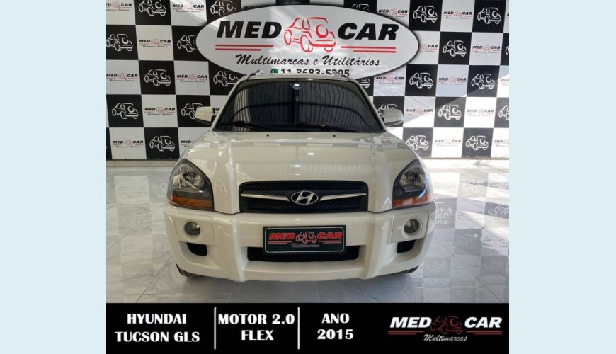 HYUNDAI TUCSON 2.0 MPFI GLS 16V 143CV 2WD FLEX 4P AUT. - BRANCO - 2015 Foto 1 (Grande)