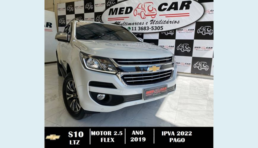 CHEVROLET S-10 2.5 LTZ 4X2 CD 16V FLEX 4P AUT. - BRANCO - 2019 Foto 1 (Grande)