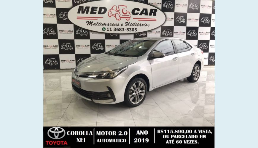 TOYOTA COROLLA 2.0 XEI 16V FLEX 4P AUT. - PRATA - 2019 Foto 1 (Grande)