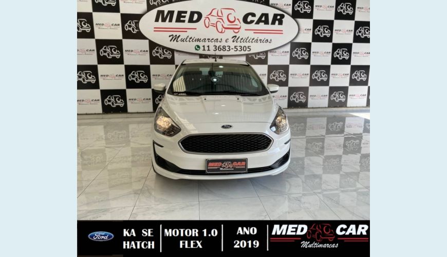 FORD KA 1.0 TI-VCT FLEX SE MANUAL - BRANCO - 2019 Foto 1 (Grande)