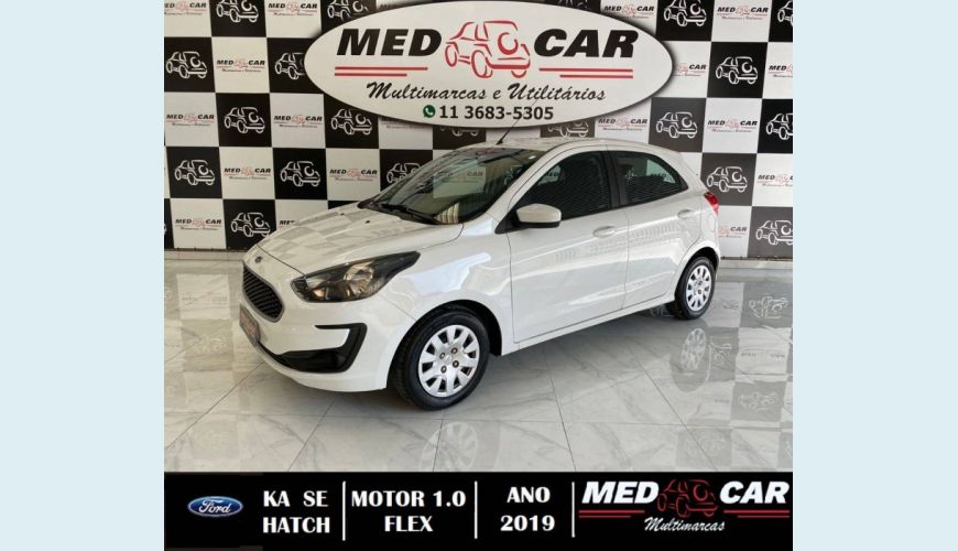 FORD KA 1.0 TI-VCT FLEX SE MANUAL - BRANCO - 2019 Foto 1 (Grande)