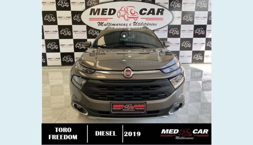FIAT TORO 2.0 16V TURBO DIESEL FREEDOM 4WD AT9 - CINZA - 2019 Foto 1 (Grande)