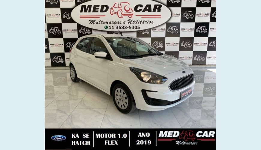 FORD KA 1.0 TI-VCT FLEX SE MANUAL - BRANCO - 2019 Foto 1 (Grande)