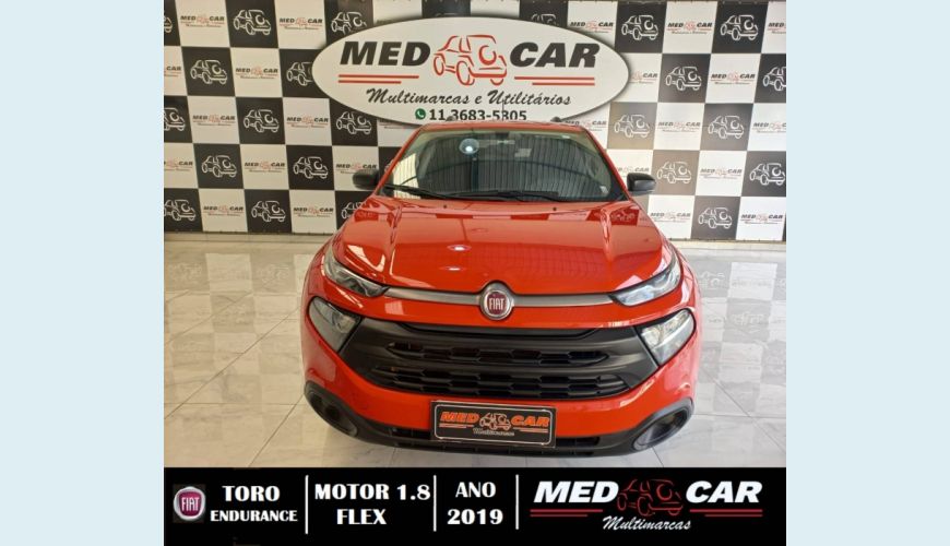 FIAT TORO 1.8 16V EVO FLEX ENDURANCE AT6 - VERMELHO - 2019 Foto 1 (Grande)