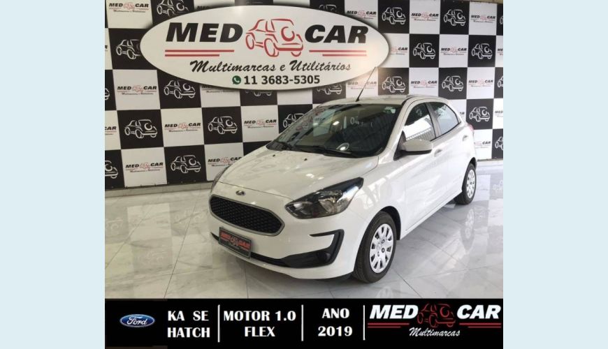 FORD KA 1.0 TI-VCT FLEX SE MANUAL - BRANCO - 2019 Foto 1 (Grande)