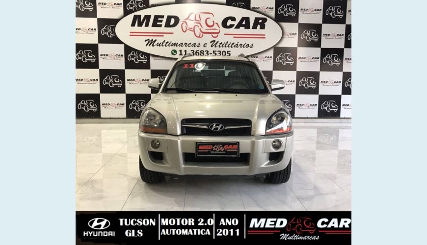 HYUNDAI TUCSON 2.0 MPFI GLS 16V 143CV 2WD 4P AUT. - PRATA - 2011 Foto 1 (Grande)