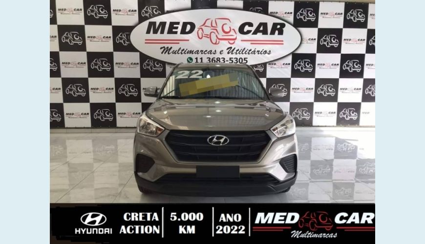 HYUNDAI CRETA 1.6 16V FLEX ACTION AUT. - BRANCO - 2022 Foto 1 (Grande)