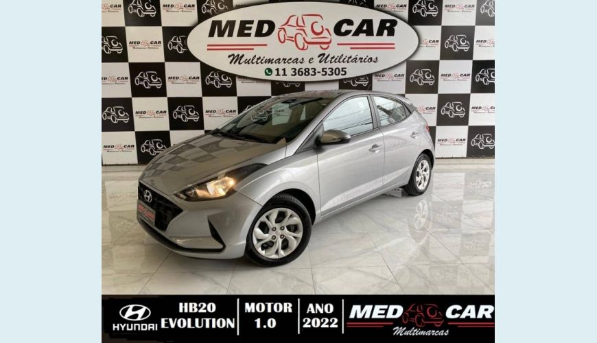 HYUNDAI HB 20 1.0 12V FLEX EVOLUTION MANUAL - PRATA - 2022 Foto 1 (Grande)