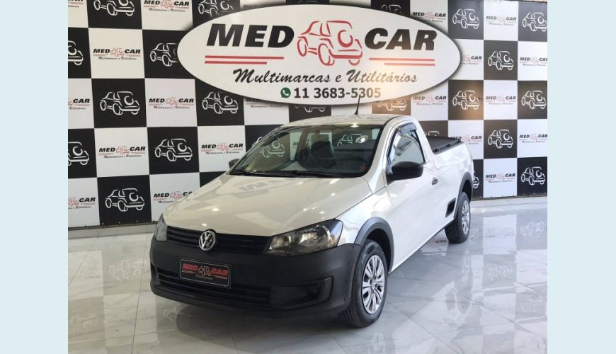 VOLKSWAGEN SAVEIRO 1.6 MI CS 8V FLEX 2P MANUAL G.VI - BRANCO - 2015 Foto 1 (Grande)