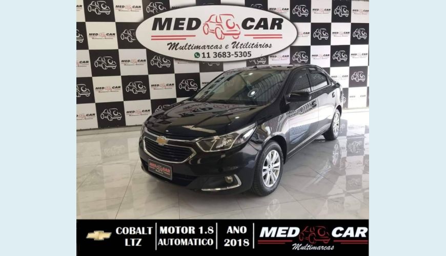 CHEVROLET COBALT 1.8 MPFI LTZ 8V FLEX 4P AUT. - PRETO - 2018 Foto 1 (Grande)