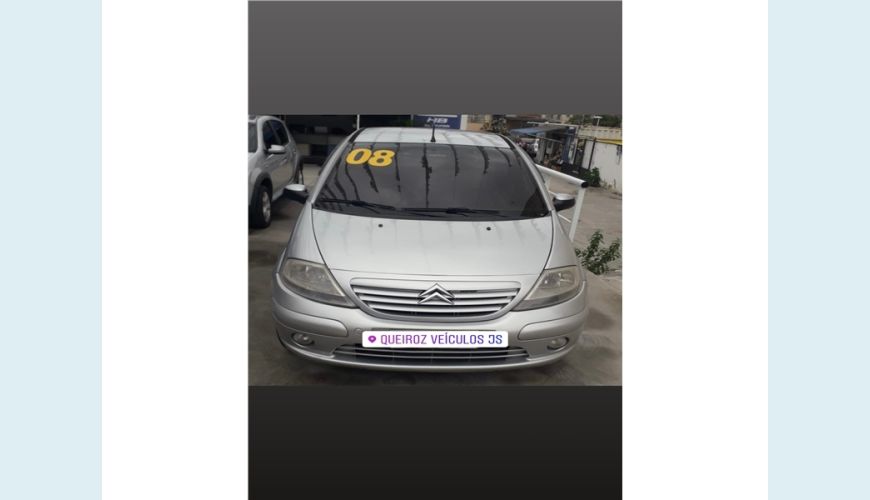 CITROËN C3 1.6 EXCLUSIVE 16V FLEX 4P MANUAL - PRATA - 2008 Foto 1 (Grande)