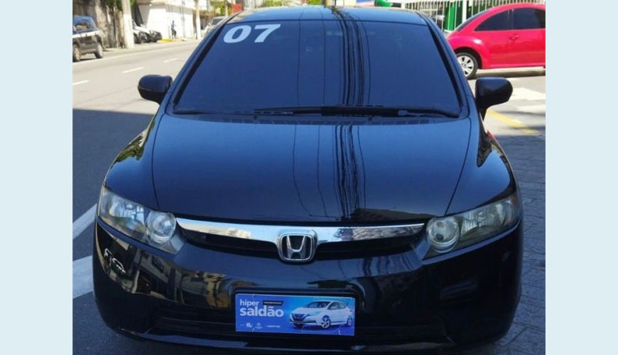 HONDA CIVIC 1.8 LXS 16V 4P AUT. - PRETO - 2007 Foto 1 (Grande)