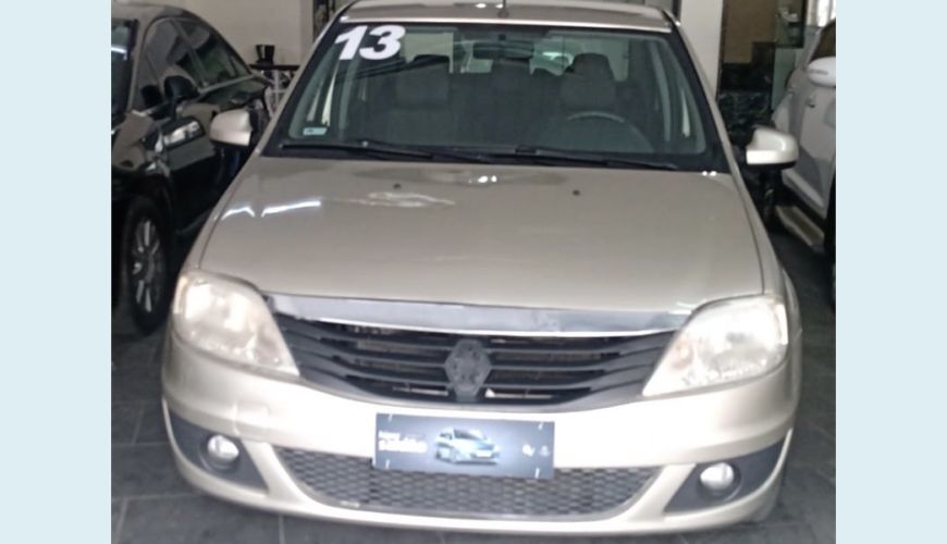RENAULT LOGAN 1.6 EXPRESSION 16V FLEX 4P AUT. - BEGE - 2013 Foto 1 (Grande)