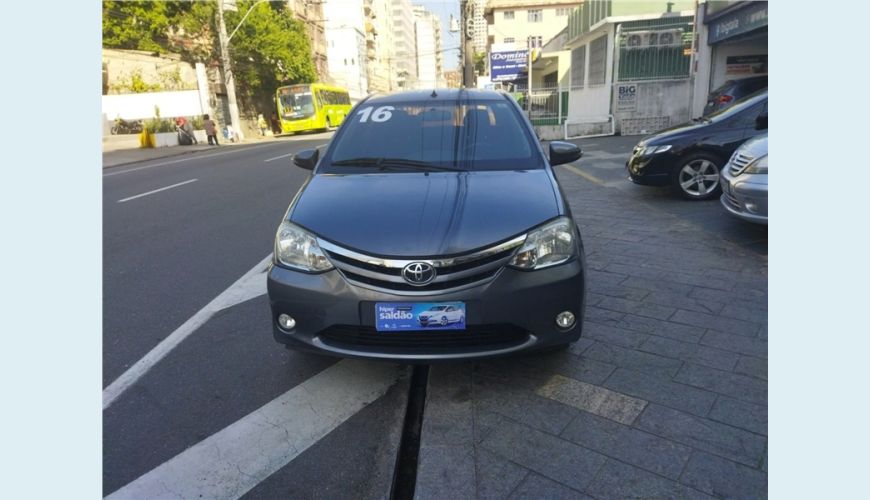 TOYOTA ETIOS 1.5 XLS SEDAN 16V FLEX 4P MANUAL - CINZA - 2016 Foto 1 (Grande)