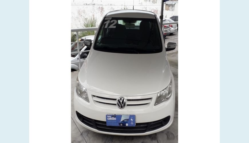 VOLKSWAGEN GOL 1.0 MI 8V FLEX 4P MANUAL G.IV - BRANCO - 2012 Foto 1 (Grande)