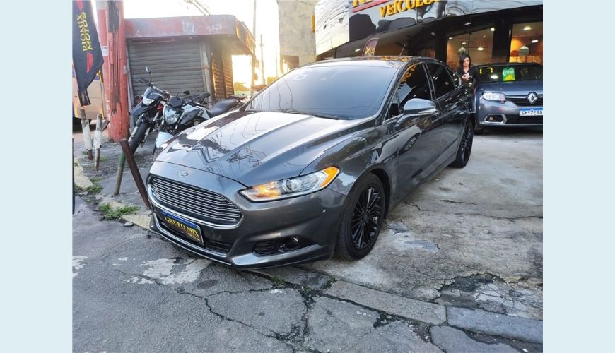 FORD FUSION 2.0 TITANIUM AWD 16V 4P AUT. - CINZA - 2016 Foto 1 (Grande)