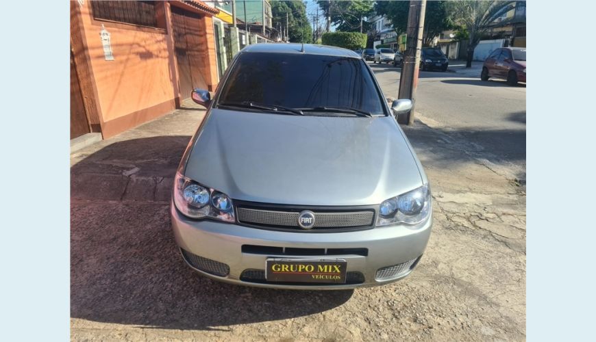 FIAT PALIO 1.0 MPI FIRE 8V FLEX 4P MANUAL - CINZA - 2008 Foto 1 (Grande)