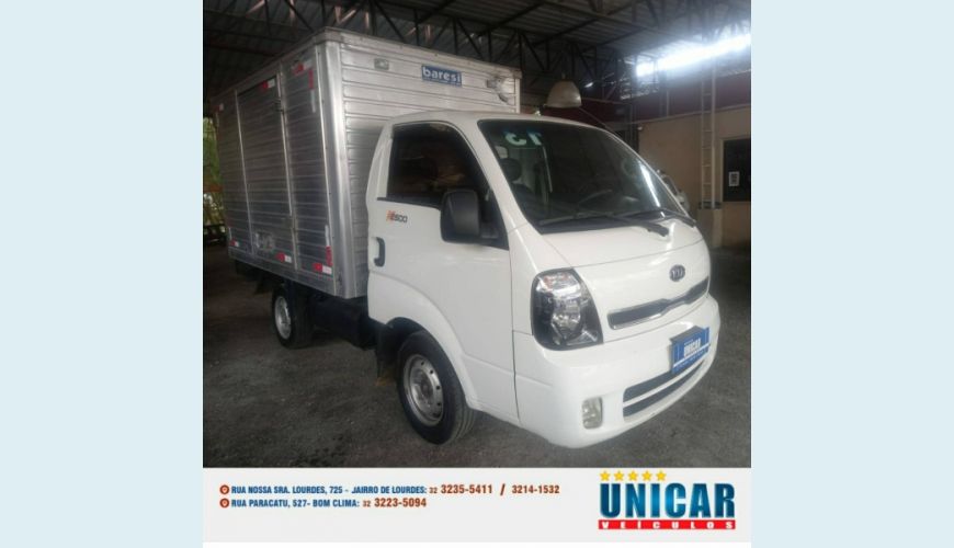 KIA BONGO 2.5 K-2500 4X2 CS TURBO DIESEL 2P MANUAL - BRANCO - 2013 Foto 1 (Grande)