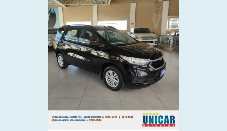 CHEVROLET SPIN 1.8 LT 8V FLEX 4P MANUAL - PRETO - 2020 Foto 1 (Grande)