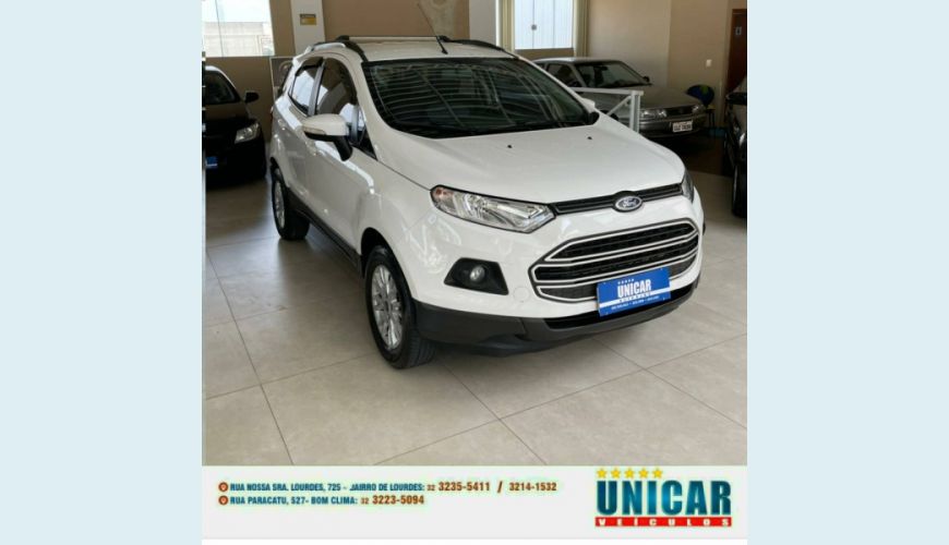 FORD ECOSPORT 1.6 SE 16V FLEX 4P MANUAL - BRANCO - 2015 Foto 1 (Grande)