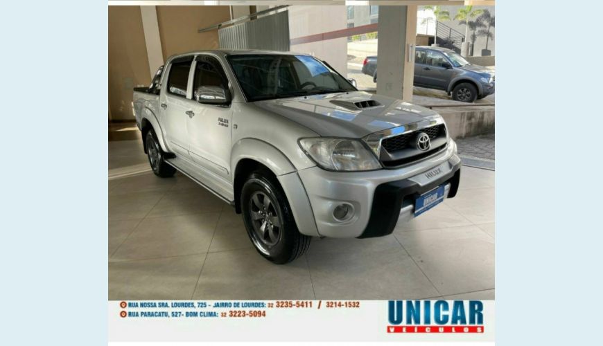 TOYOTA HILUX 3.0 SRV 4X2 CD 16V TURBO INTERCOOLER DIESEL 4P MANUAL - PRATA - 2011 Foto 1 (Grande)