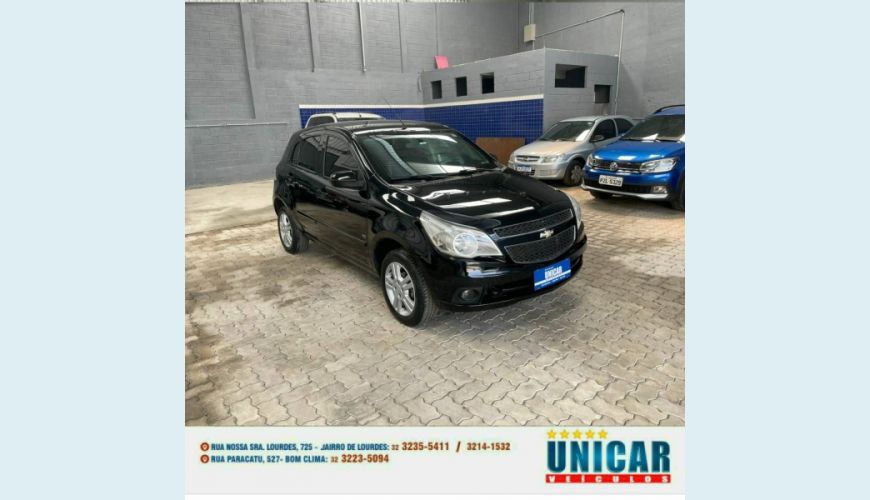 CHEVROLET AGILE 1.4 MPFI LTZ 8V FLEX 4P MANUAL - PRETO - 2012 Foto 1 (Grande)
