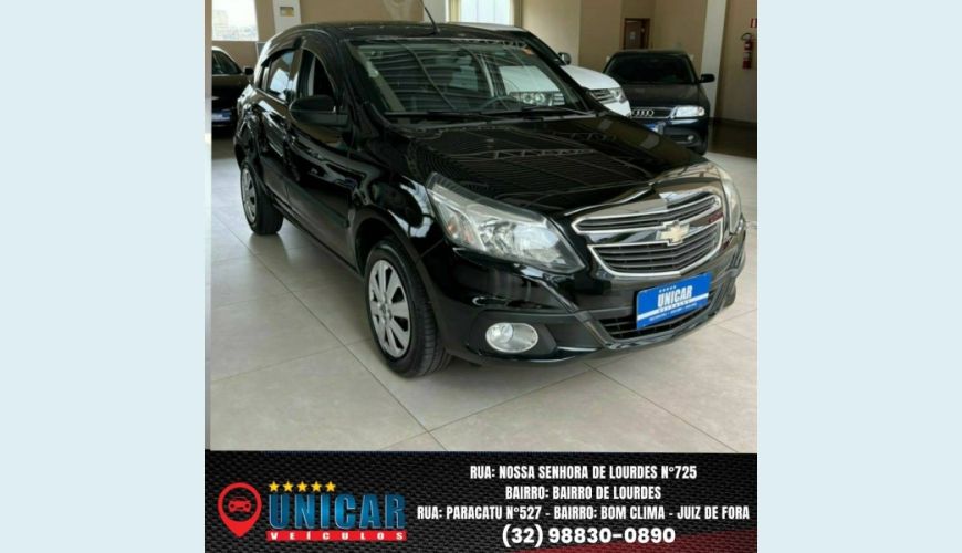 CHEVROLET AGILE 1.4 MPFI LTZ 8V FLEX 4P MANUAL - PRETO - 2014 Foto 1 (Grande)