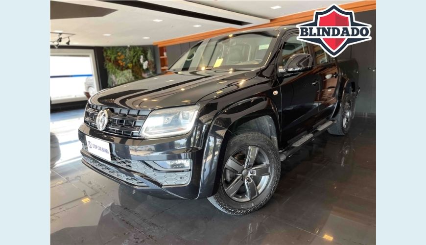 VOLKSWAGEN AMAROK 2.0 HIGHLINE 4X4 CD 16V TURBO INTERCOOLER DIESEL 4P AUT. - PRETO - 2018 Foto 1 (Grande)
