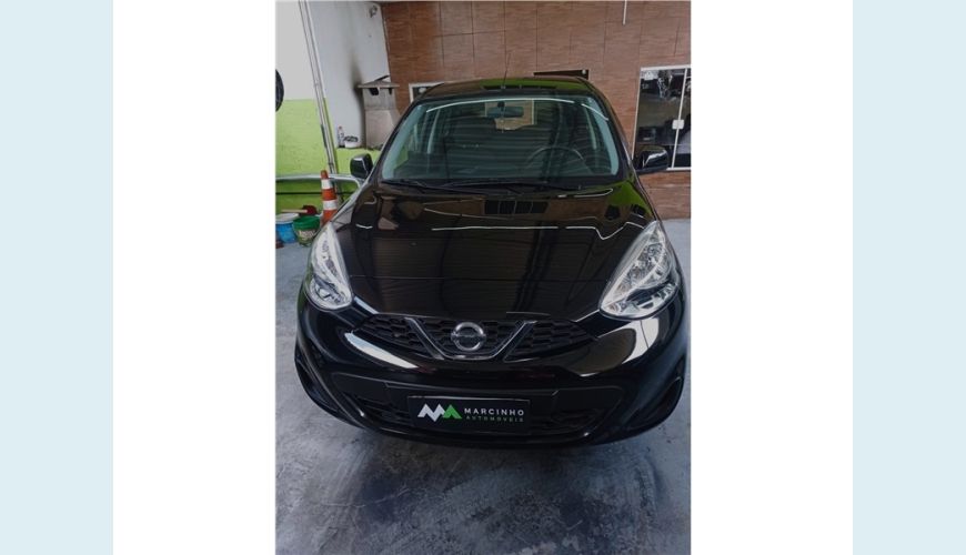 NISSAN MARCH 1.0 S 12V FLEX 4P MANUAL - PRETO - 2017 Foto 1 (Grande)