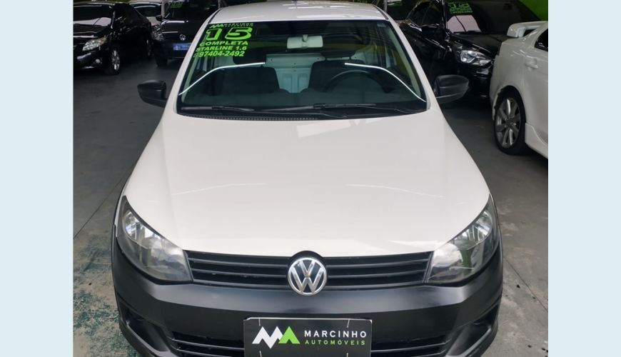 VOLKSWAGEN SAVEIRO 1.6 MI STARTLINE CS 8V FLEX 2P MANUAL - BRANCO - 2015 Foto 1 (Grande)