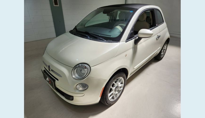 FIAT 500 1.4 CABRIO 8V FLEX 2P AUT. - BRANCO - 2015 Foto 1 (Grande)