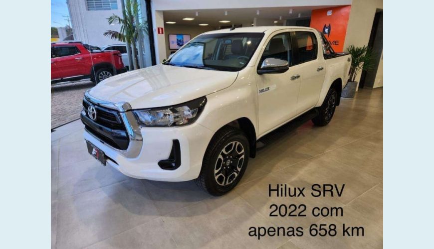 TOYOTA HILUX 2.8 D-4D TURBO DIESEL CD SRV 4X4 AUT. - BRANCO - 2022 Foto 1 (Grande)