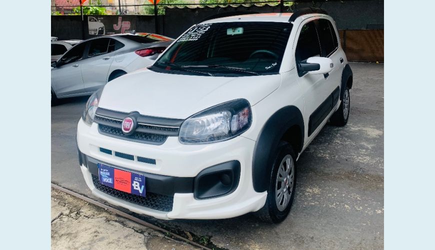 FIAT UNO WAY 1.0 FLEX 6V 5P - BRANCO - 2018 Foto 1 (Grande)