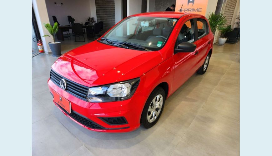 VOLKSWAGEN GOL 1.0 12V MPI TOTALFLEX 4P MANUAL - VERMELHO - 2022 Foto 1 (Grande)