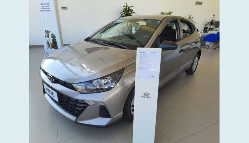 HYUNDAI HB 20 1.0 12V FLEX SENSE MANUAL - PRATA - 2023 Foto 1 (Grande)