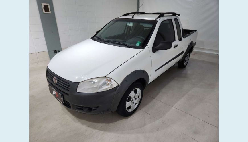 FIAT STRADA 1.4 MPI WORKING CE 8V FLEX 2P MANUAL - BRANCO - 2013 Foto 1 (Grande)