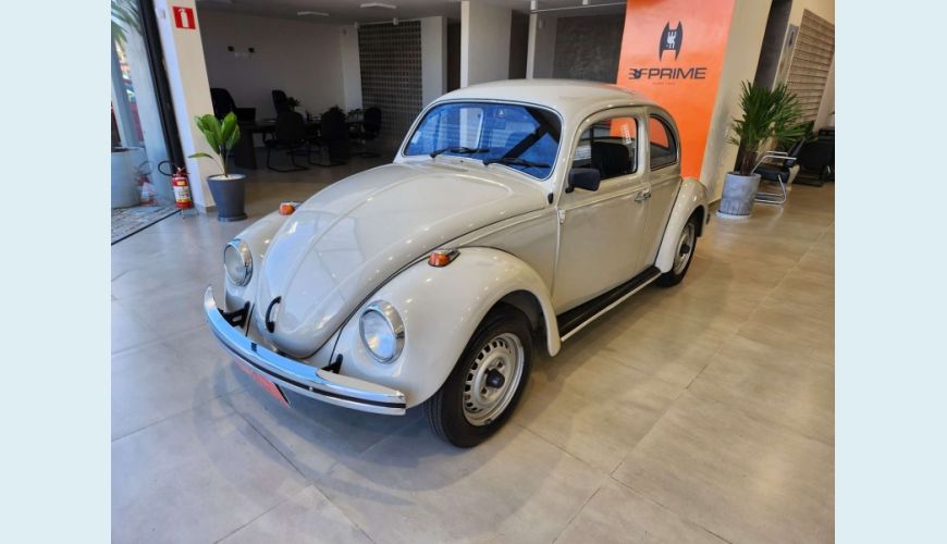 VOLKSWAGEN FUSCA 1.3 8V 2P MANUAL - CINZA - 1985 Foto 1 (Grande)
