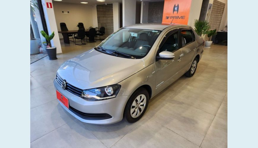 VOLKSWAGEN VOYAGE 1.0 MI COMFORTLINE 8V FLEX 4P MANUAL - PRATA - 2015 Foto 1 (Grande)
