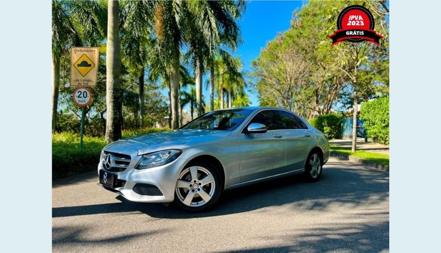 MERCEDES-BENZ C 180 1.6 CGI AVANTGARDE 16V TURBO 4P AUT. - PRATA - 2016 Foto 1 (Grande)